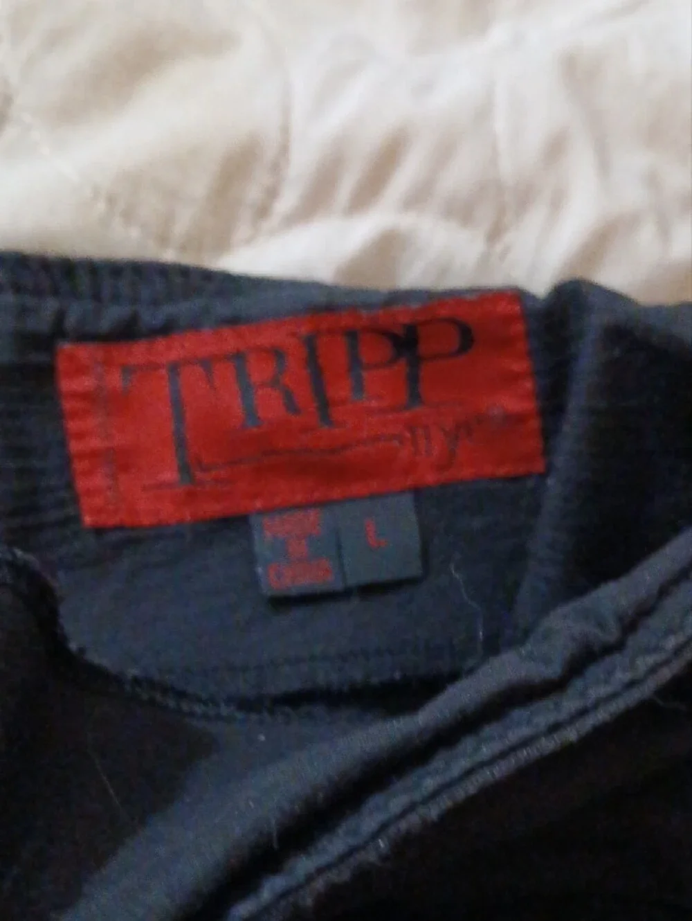 Vtg TRIPP Pleated Skirt With Side V Grommets